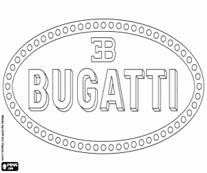 Bugatti logosunu boyama