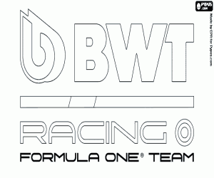 BWT Racing Point F1 Takım logosu boyama
