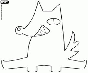 Büyük kötü Kurt boyama