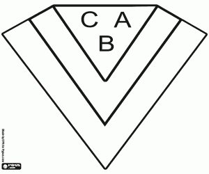 CA Brown de Adrogué Madalyası boyama