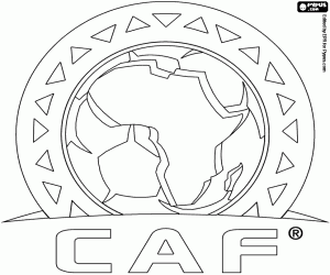 CAF logosu, Afrika'da futbol boyama