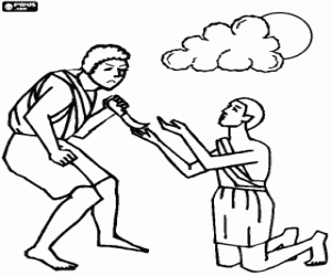 Cain Abel kardeşini öldürdü boyama