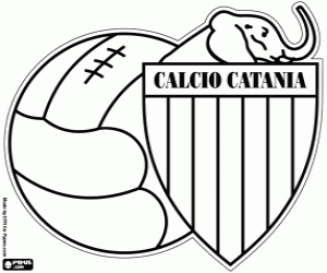 Calcio Catania rozeti boyama