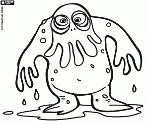 Bir canavar, Cthulhu boyama