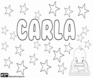 Carla, Carolus geliyor boyama
