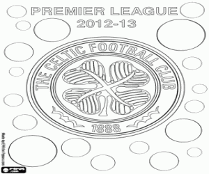 Celtic FC, şampiyon 2012-2013 boyama