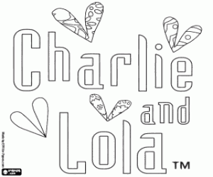 Charlie and Lola logosu boyama