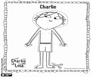 Charlie, çocuk elbise boyama