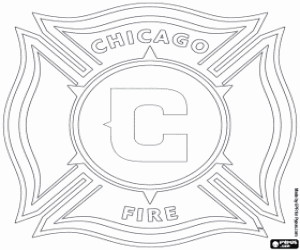 Chicago Fire logosu boyama