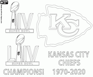 Chiefs, Super Bowl 2020 boyama