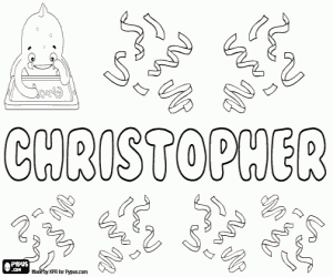 Christopher, İngilizce adı boyama