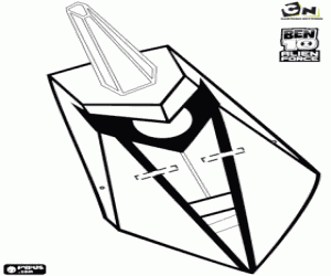 Chromastone Mask, Ben 10 Alien Force boyama