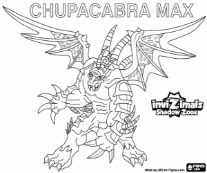 Chupacabra Max, Invizimals Shadow Zone boyama