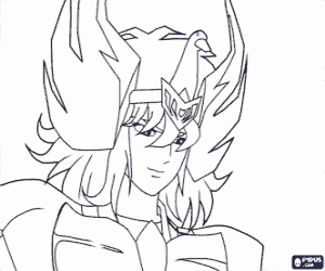Cignus Hyoga, Saint Seiya boyama