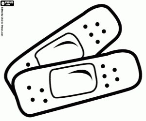 Cilt yara iyileşmesi için şeritler boyama