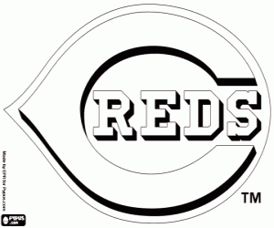 Cincinnati Reds logosu boyama