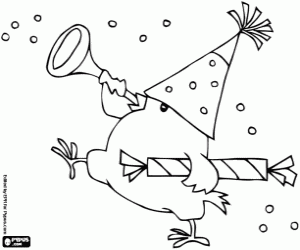 Civciv ve yeni yıl boyama