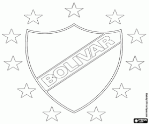 Club Bolívar logosu boyama