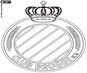 Club Brugge logosu boyama