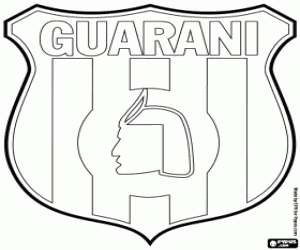 Club Guaraní rozet boyama