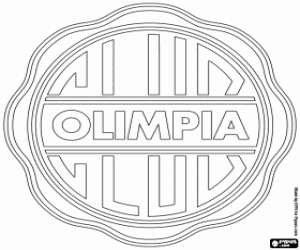 Club Olimpia logosu boyama
