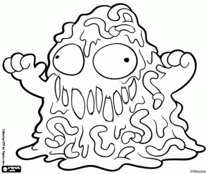 Compost Monster, Trash Pack boyama