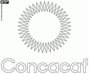 CONCACAF logosu boyama