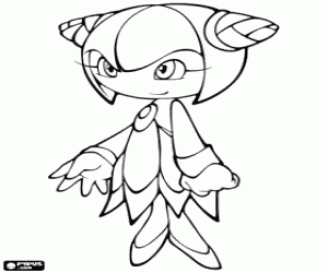 Cosmo, Sonic karakter boyama