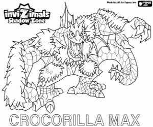 Crocorilla Max, Invizimals Shadow Zone boyama