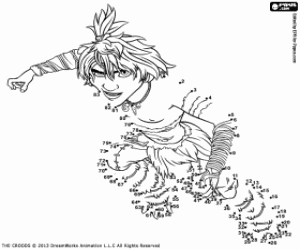 Crood'lar Guy çizmek için boyama