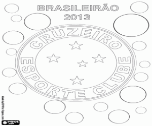 Cruzeiro, şampiyon Brasileirão 2013 boyama