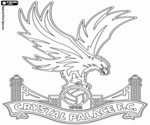 Crystal Palace FC logosu boyama