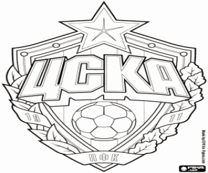 CSKA Moskova logosu boyama