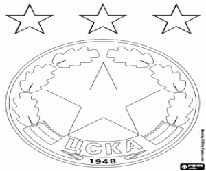 CSKA Sofya rozeti boyama