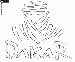 Dakar Rallisi logosu boyama