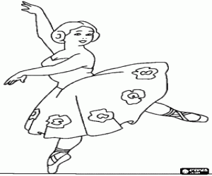 Bir dans profesyonel boyama