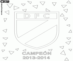 Danubio FC, şampiyon 2013-2014 boyama