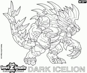 Dark Icelion, Invizimals Shadow Zone boyama