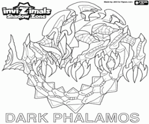 Dark Phalamos, Invizimals Shadow Zone boyama