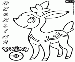 Deerling, Pokémon boyama