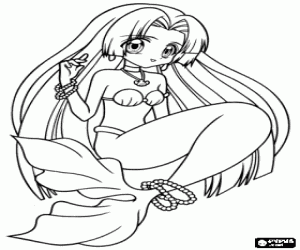 Deniz kızı Seira, Mermaid Melody boyama