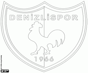 Denizlispor rozeti boyama