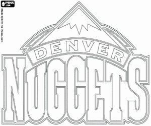 Denver Nuggets rozeti boyama