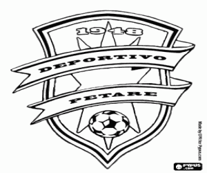 Deportivo Petare FC logosu boyama