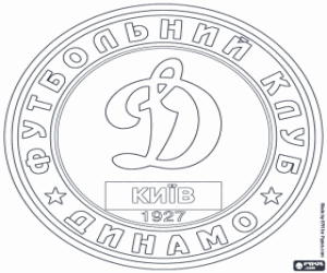 Dinamo Kiev logosu boyama