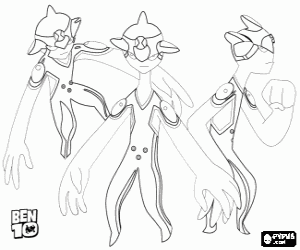 Ditto, Ben 10 alien boyama