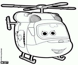 Dizzy helikopter şeklinde boyama