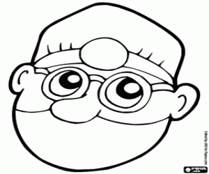 Dişçi yüz maskesi boyama