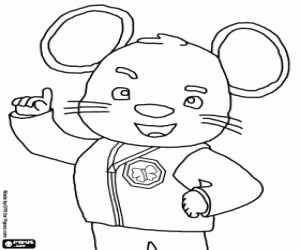 DoorMouse, bir Umizoomi karakteri boyama