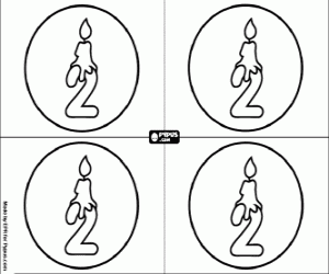 Benim doğum günü partisi davetiyesi boyama